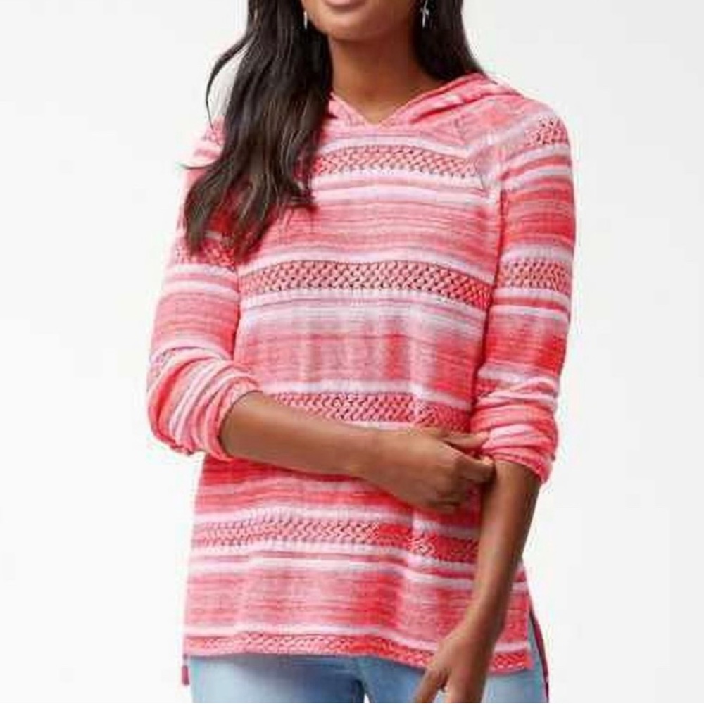 Tommy Bahama Anacapa Marled Stripe Hoodie Small